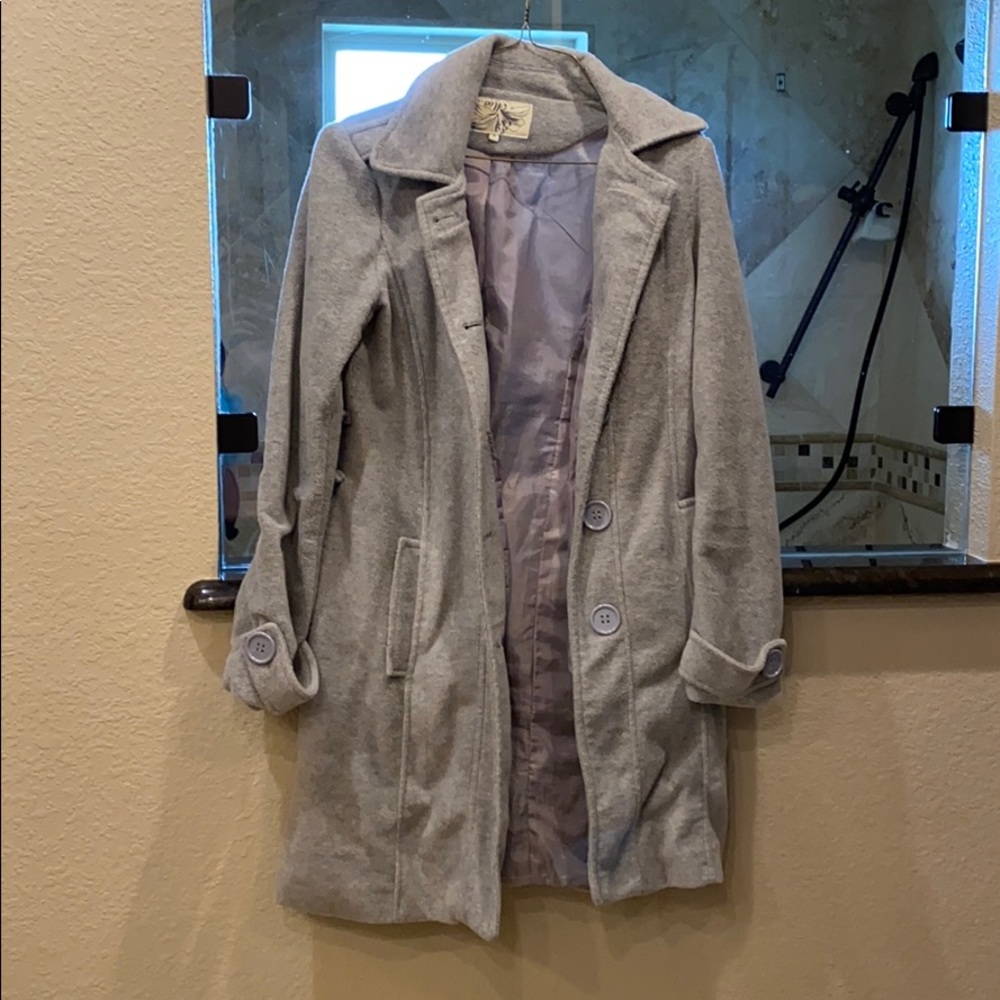 grey jacket